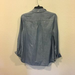 J. Crew Tops - J. Crew denim button down top chambray J. Crew Tops - J. Crew denim button down top chambray